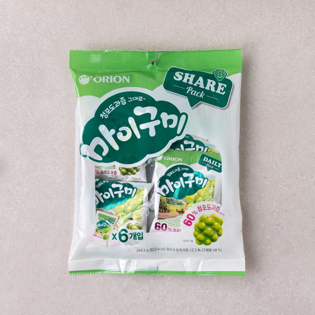 마이구미 청포도 소포장 MYGUMI JELLY 79 gm