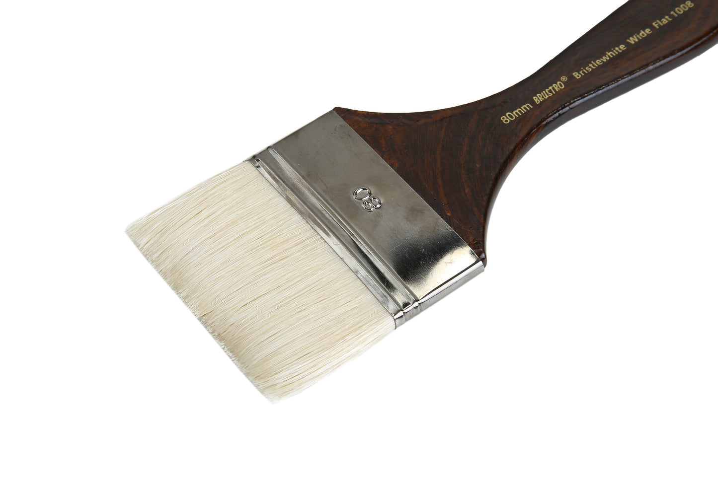 Brustro Artists Bristlewhite Flat Brush Series 1008 - Wide Brush, Size - 80mm (for Oil & Acrylic)