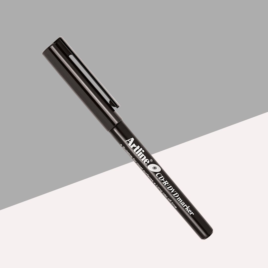 Artline CD/DVD Marker - Black ( Pack of 1 )