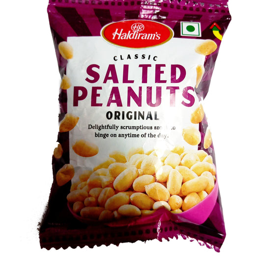 25x Haldirams Namkeen - Salted Peanuts, Pack of 25 (72g each)