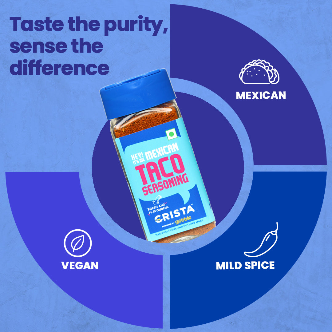 CRISTA Mexican Taco Seasoning Pack of 3