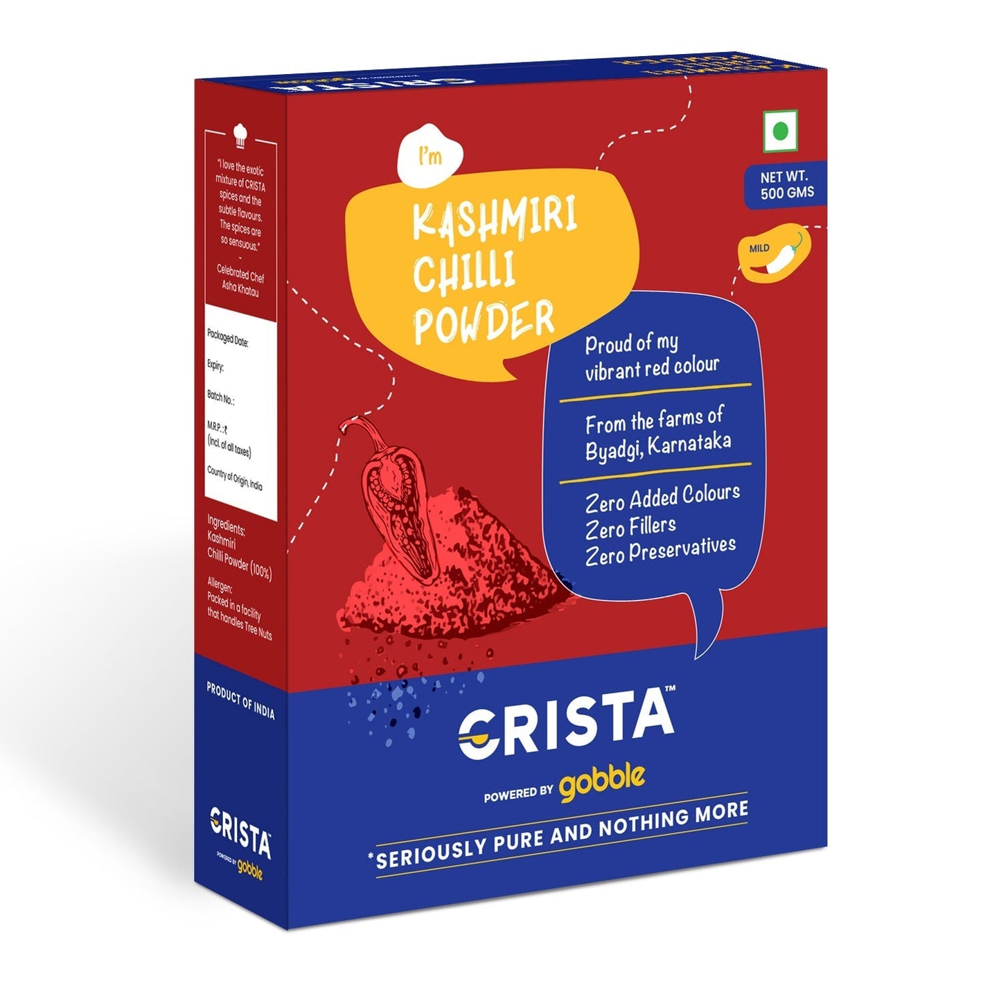 CRISTA Kashmiri Chilli Powder 100 gms