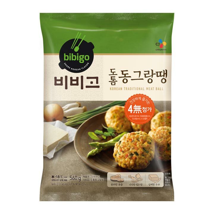 Bibigo Traditional Meat Ball 560 gm 도톰동그랑땡