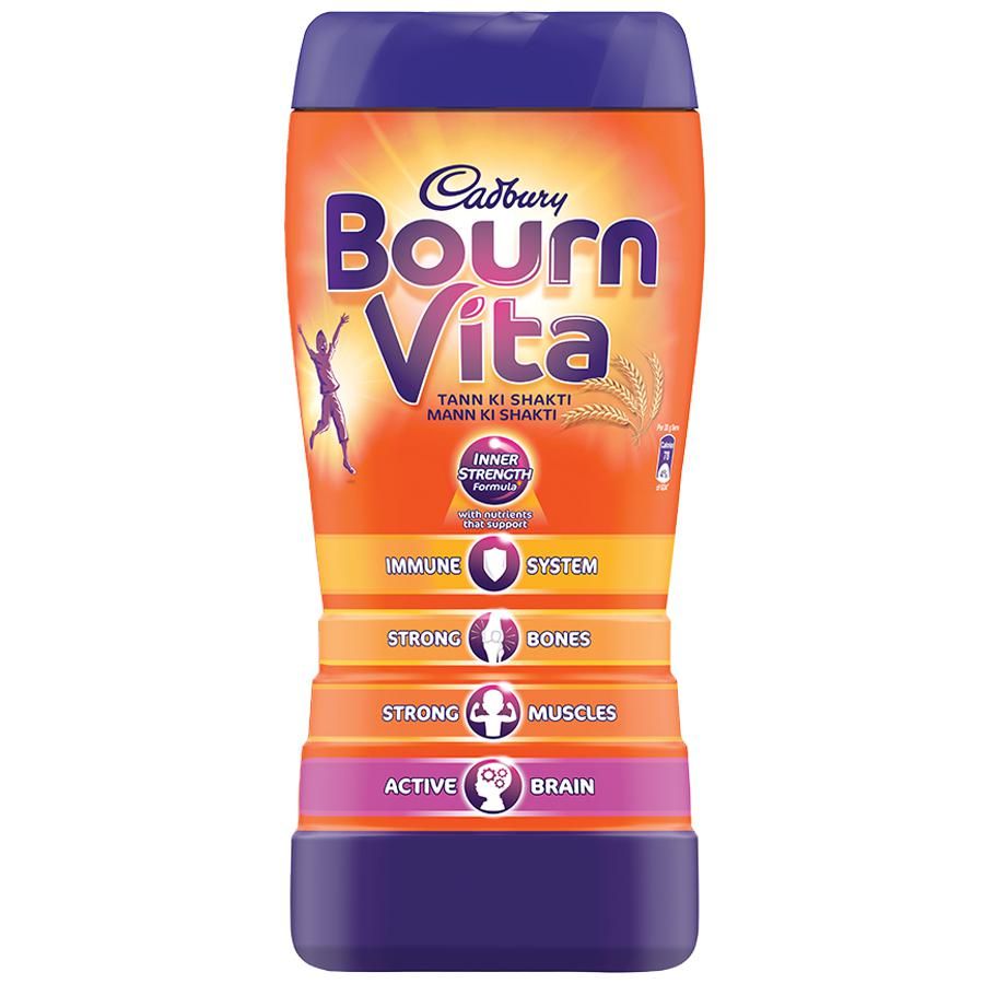 Cadbury Chocolate Health Drink - Bournvita, 500 g Jar
