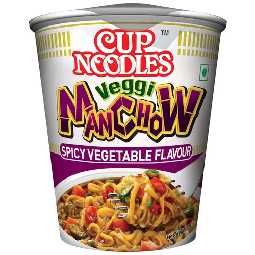 50x Nissin Cup Noodles - Veggi Manchow, 70 g  each  Pack of 50