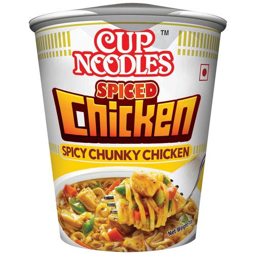 50x Nissin Cup Noodles - Spiced Chicken - Pack of 50 (70 g each)