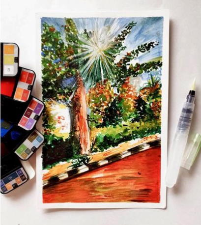 Brustro Artists ’ Watercolour Pan (Set of 42 Colours)