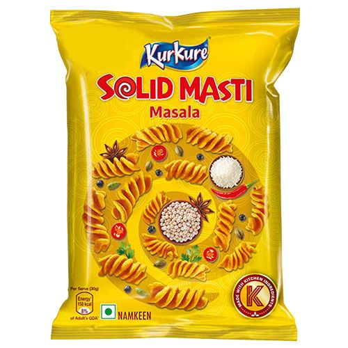 50x ,Kurkure Namkeen - Solid Masti Twisteez, 40 g each (Pack of 50)