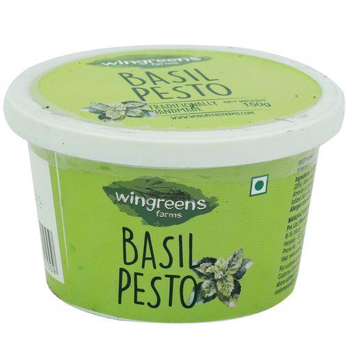 Wingreens Farms Basil Pesto, 150 g