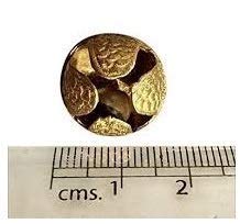 UAPAN Brass Ghungroo Anklets Bells (1.6 cm, 25+25 Red, Pair) For Women