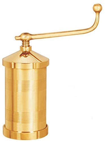 Whizzo Pure Brass 450gm Sev Sancha Machine with Free 6 Different Jali for Making Different Types of Sevaiya, Sev, Gathiya Murukku, Chakli, Bhujia Etc