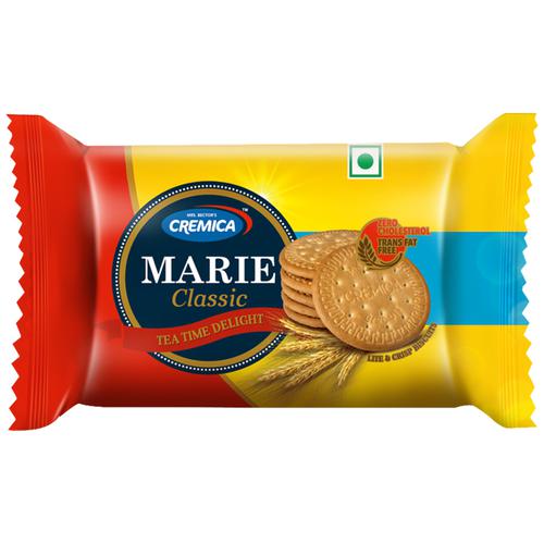 10x Cremica Marie Classic Tea Time Delight Biscuits - Lite & Crispy & No Preservatives, 45 g each, Pack Of 10