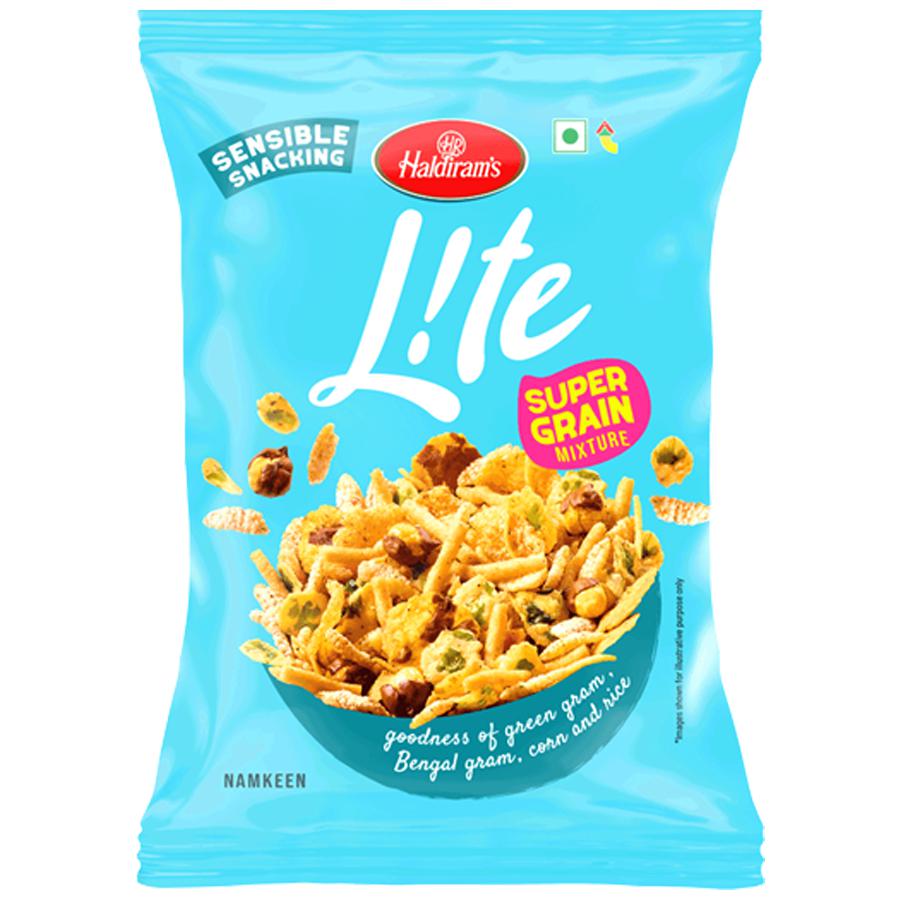 5x Haldirams Super Grain Mixture - Lite, Sensible Snacking, Rich In Taste, Pack of 5 - 150 g each