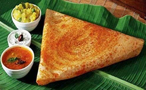 Trishav Indolium Dosa Kallu | Indolium Polished Dosa Tawa - Single Handle Dosa kal - 13Inch - Silver