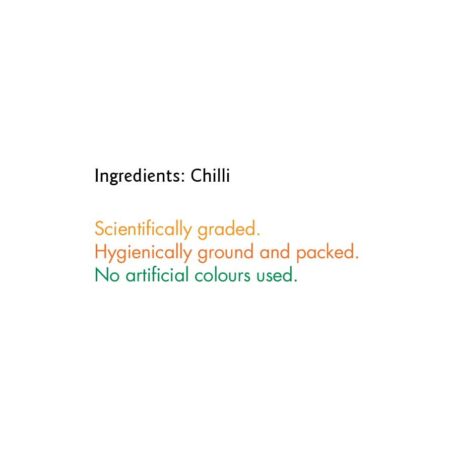 10x Everest Powder, Kashmirilal Brilliant Red Chilli Powder,100g each - Pack of 10