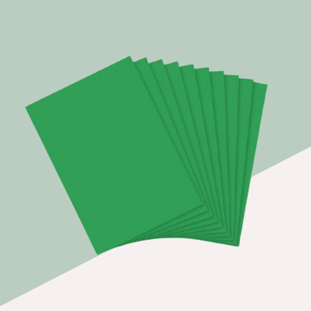 A4 Multipurpose Pastel Paper - Dark Green ( Pack of 20 )