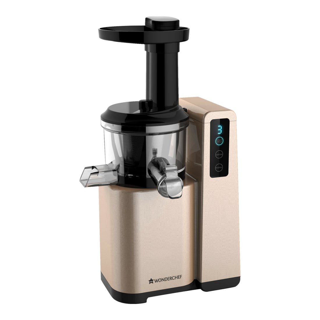 Wonderchef Renewed Cold Press Slow Juicer | Digital Display | High Juice Yield | Powerful DC motor | Slow Squeezing Technology |150W