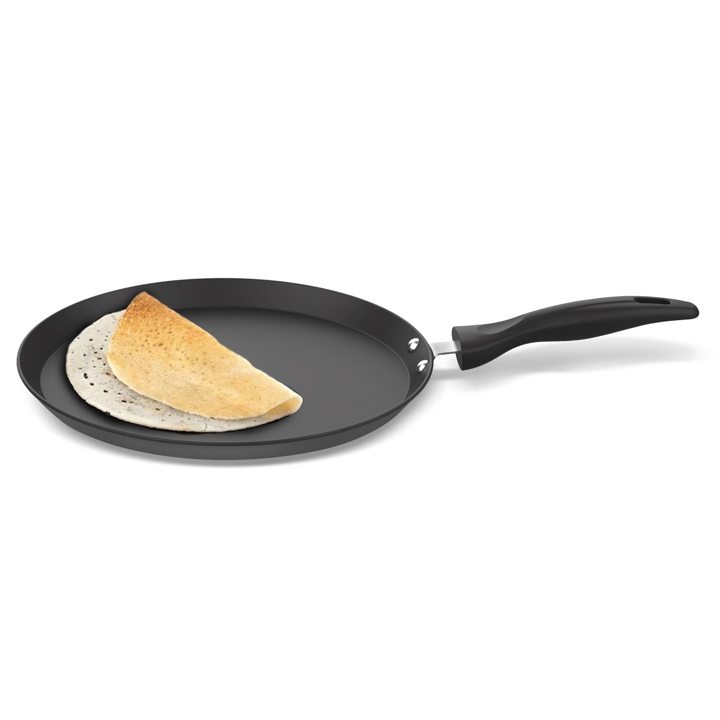 Preethi Daily Collection Non Stick Tawa | 5 Star Non Stick Performance | Grey | 28 cm