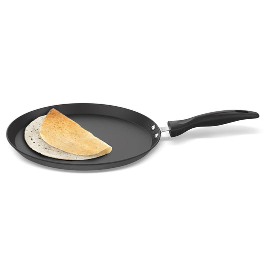 Preethi Daily Collection Non Stick Tawa | 5 Star Non Stick Performance | Grey | 28 cm