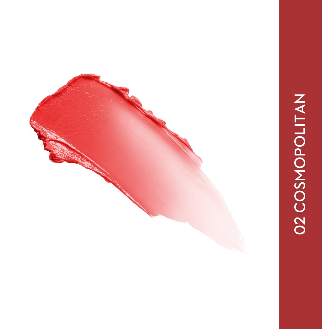 SUGAR Cosmetics Tipsy Lip Balm For Dry & Chapped Lips With Vitamin E, Shea Butter and Jojoba Oil | Lip Protection & Nourishment | LipBalm with SPF | 4.5gm - 02 Cosmopolitan