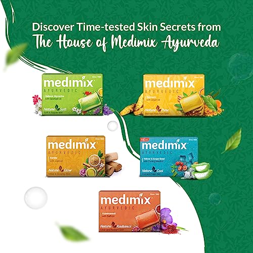 5x Medimix Ayurvedic Classic 18 Herbs Bathing Soap 125g - Pack of 5