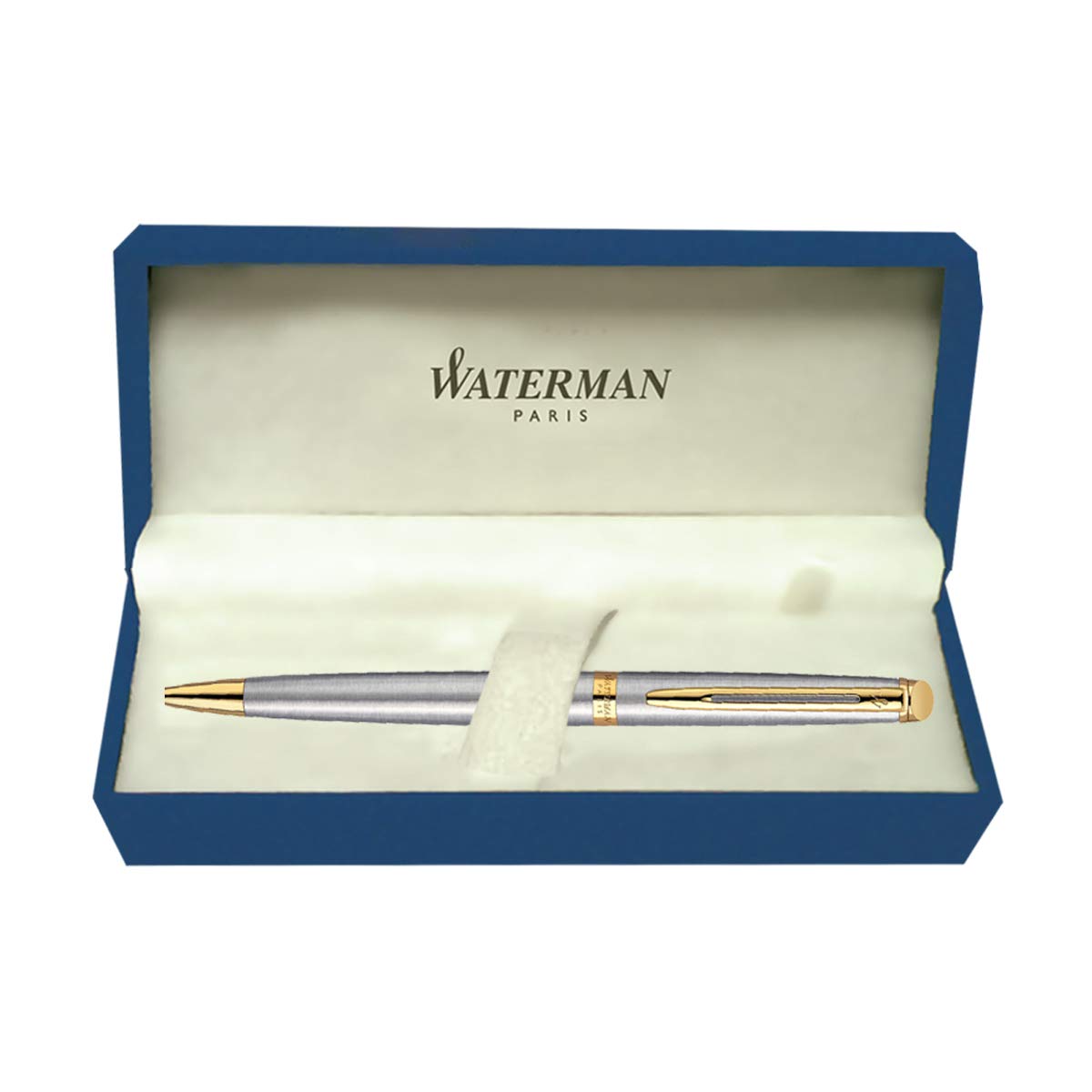 Waterman Hemisphere Ss Gt Ballpoint Pen - Blue