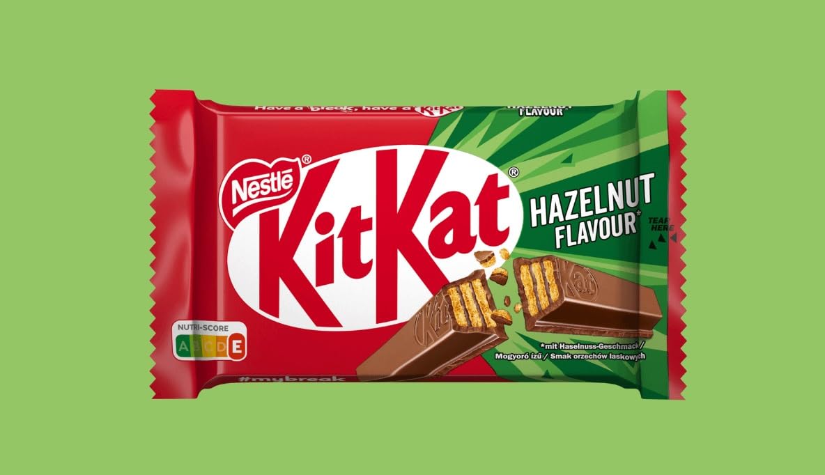 24x Nestle Kitkat Four Finger Wafer With Crunchy Hazelnut Covered In Creme Milk Chocolate Coating Infused With The Rich Flavor Of Roasted Hazelnuts(41.5gm x 24) Celebrations Box