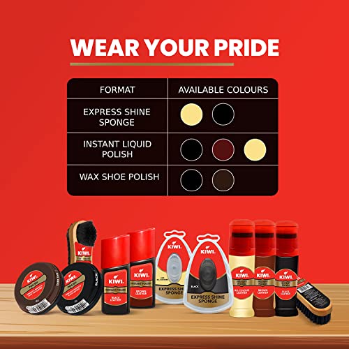 4x Kiwi Paste Shoe Polish - Dark Tan 40g each - Pack of 4