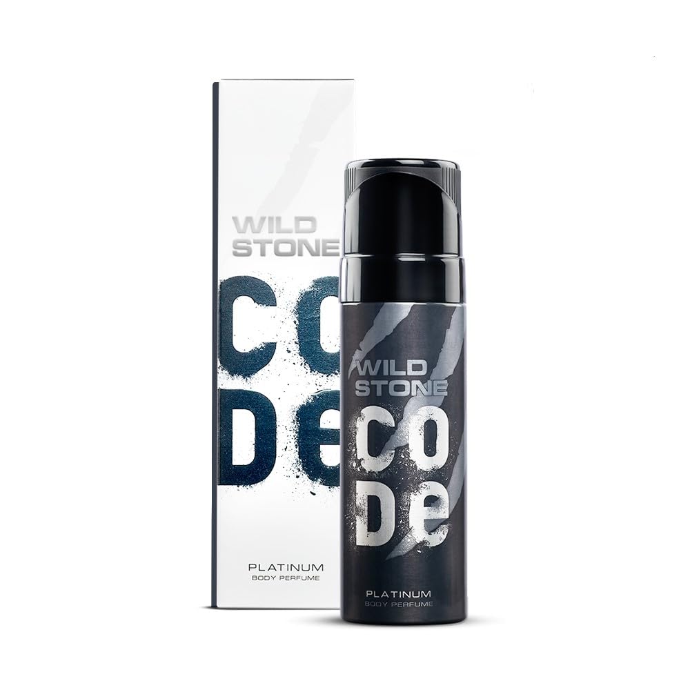4x Wild Stone CODE Platinum Body Perfume for Men, 150ml each - Pack of 4
