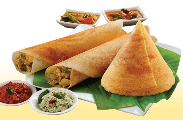 Trishav Indolium Dosa Kallu | Indolium Polished Dosa Tawa - Single Handle Dosa kal - 13Inch - Silver