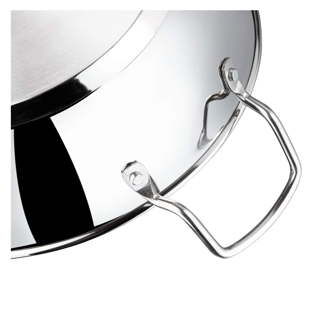 Vinod Cookware Induction friendly Kadai with Lid, 1.5 Litres