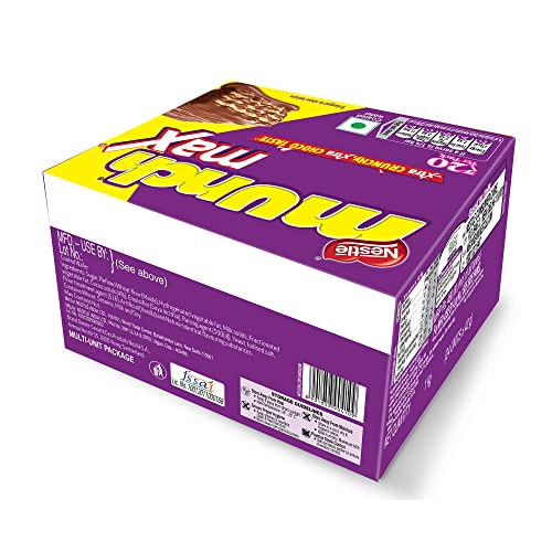 24x Nestle Munch Max Chocolate Coated Crunchy Wafer (24 Units, 42g each) Box