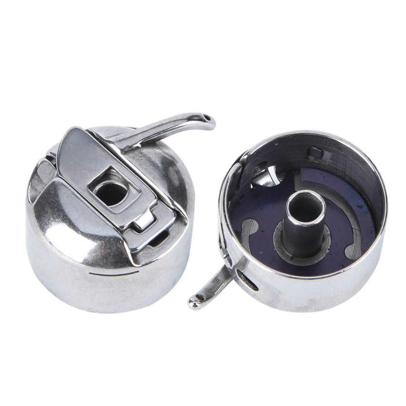 Zenith Original Bobbin Case for Singer/Usha/Brother and Other Front Loading Automatic Sewing Machines (Steel) - 3 Piece