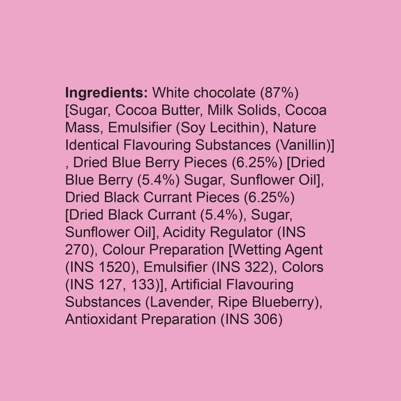 XOKATOZ Exotic Premium Chocolate - 1 Blueberry Lavender Flavoured White Chocolate Bars - Gift set - Pack of 1, 75g (75g x 1)