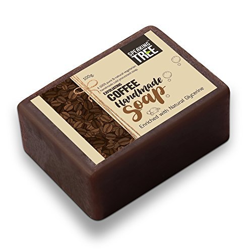 Speaking Tree Exfoliating Coffee Handmade Soap With Refreshing Aroma For Perfectly Clean, Brightening Skin (100 g)