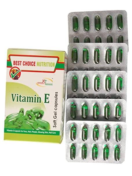 Best Choice Nutrition Vitamin E, 50 capsules