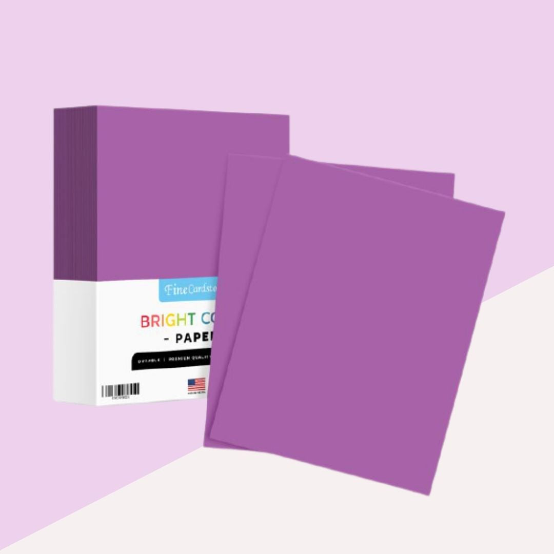 A4 Multipurpose Pastel Paper - Purple ( Pack of 20 )