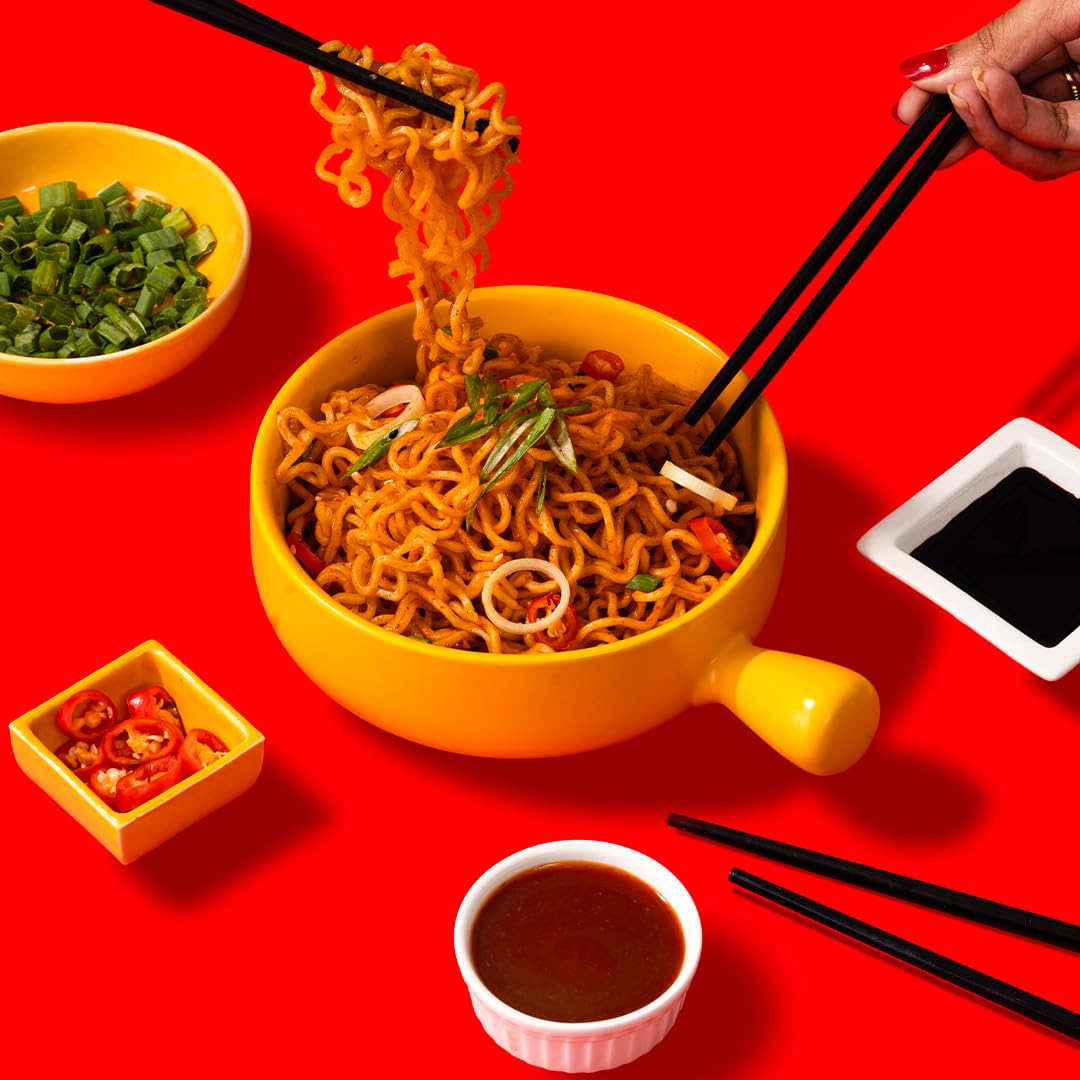 25x Masterchow K-chow Korean Masala Instant Ramen Noodles - 94g - Pack of 25