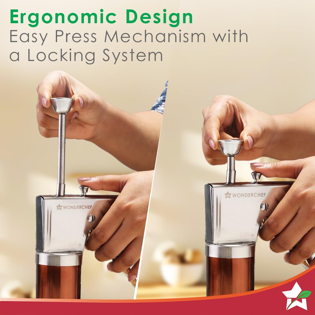 Wonderchef Snacks Maker with 12 Different jalis, Stainless Steel Plates for Making Sev, Bhujiya, Papdi, Gathiya, Murukku, Chakli, Kitchen Tool for Making Namkeen Snacks, Farsan Maker