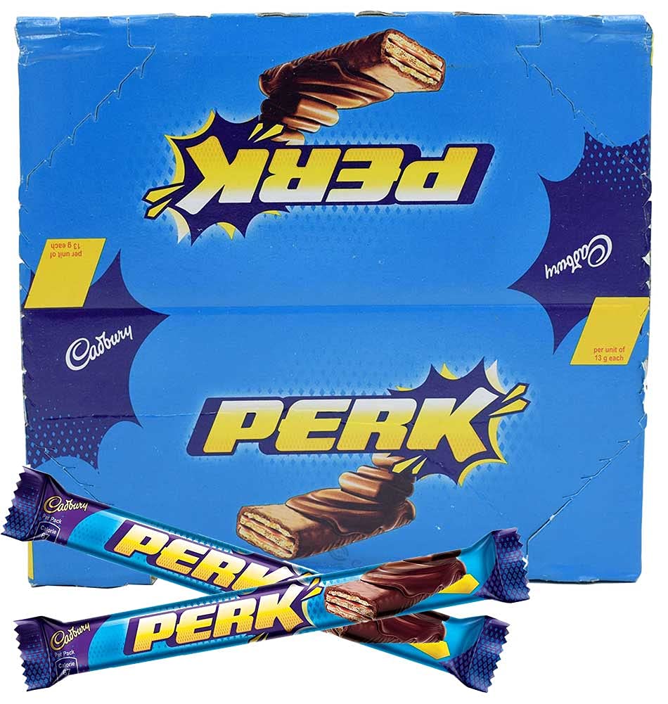 30x Cadbury Perk Chocolate Bar, 13g (Pack of 30)