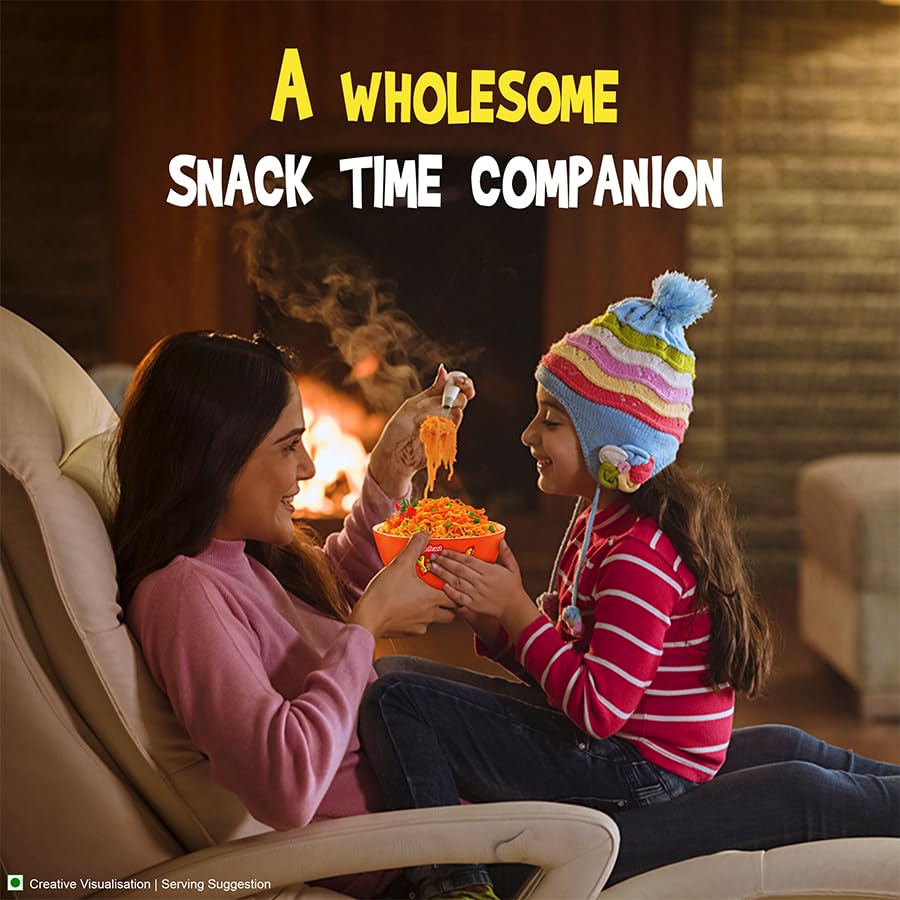 Sunfeast YiPPee! Magic Masala, Long, Non-Sticky Instant Noodles | With Real Vegetables 12 in 1 Pack | 720g/840g (weight may vary)