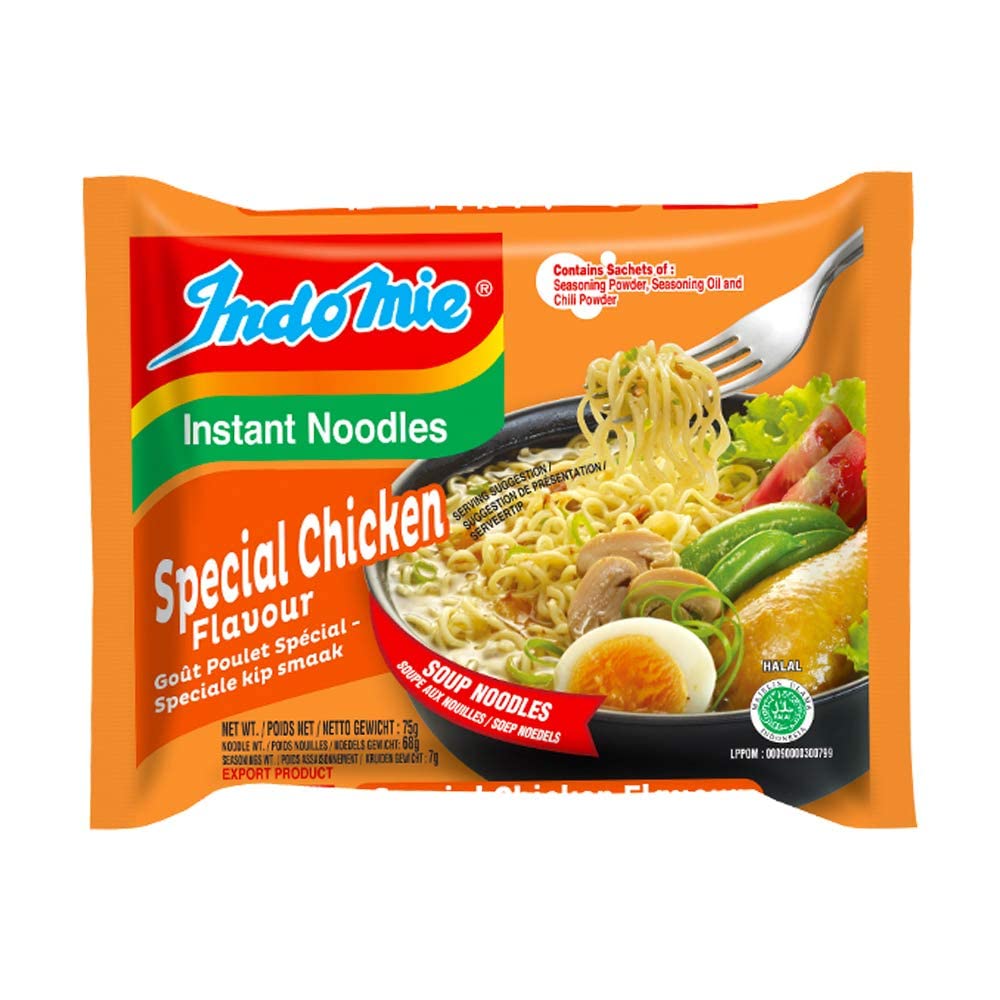 40x Indomie Instant Noodles Special Chicken Flavour - Pack of 40 - 75g each