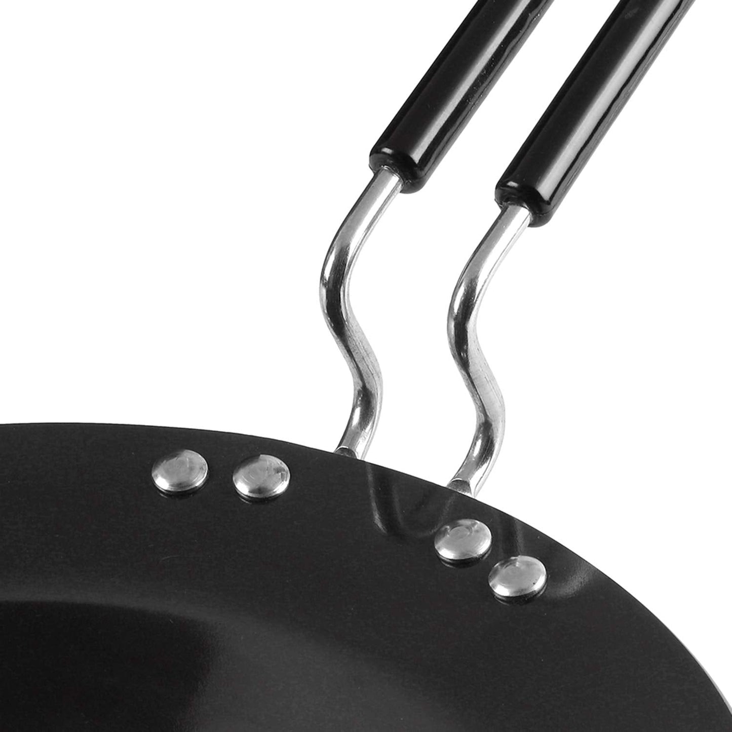 Vinod Black Pearl Hard Anodised Tawa - 30 cm | 5.25mm Thickness | Metal Spoon Friendly | Riveted Sturdy Handle | Long Lasting Roti, Paratha Tawa | 2 Year Warranty | Toxin Free