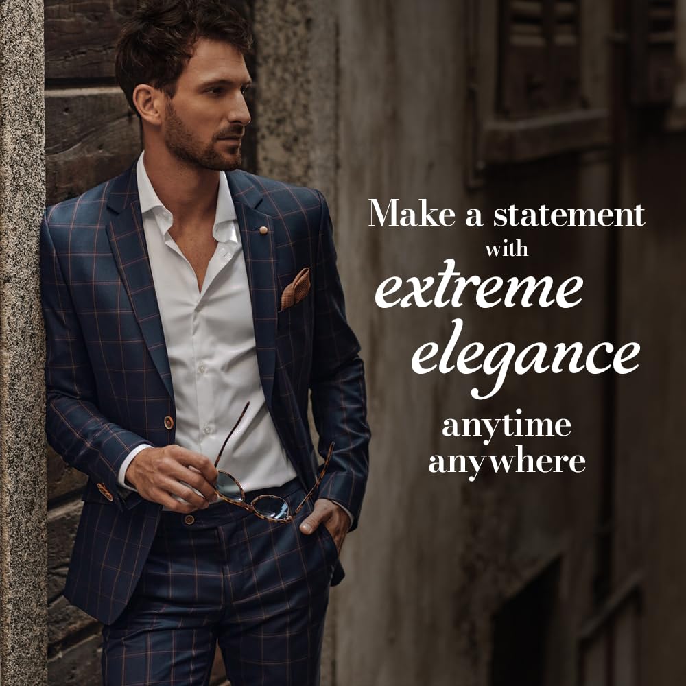 4x Fogg Fantastic Extreme No Gas Deodorant for Men, Long Lasting Perfume Body Spray, 150 ml each - Pack of 4