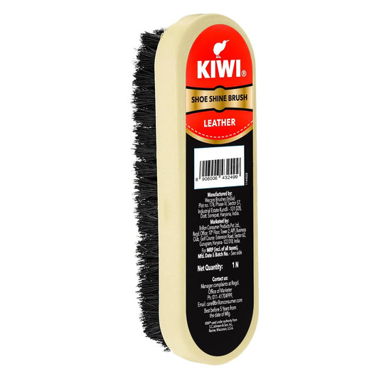 4x KIWI Shoe Brush Multicolour, Wood Shine - Pack of 4
