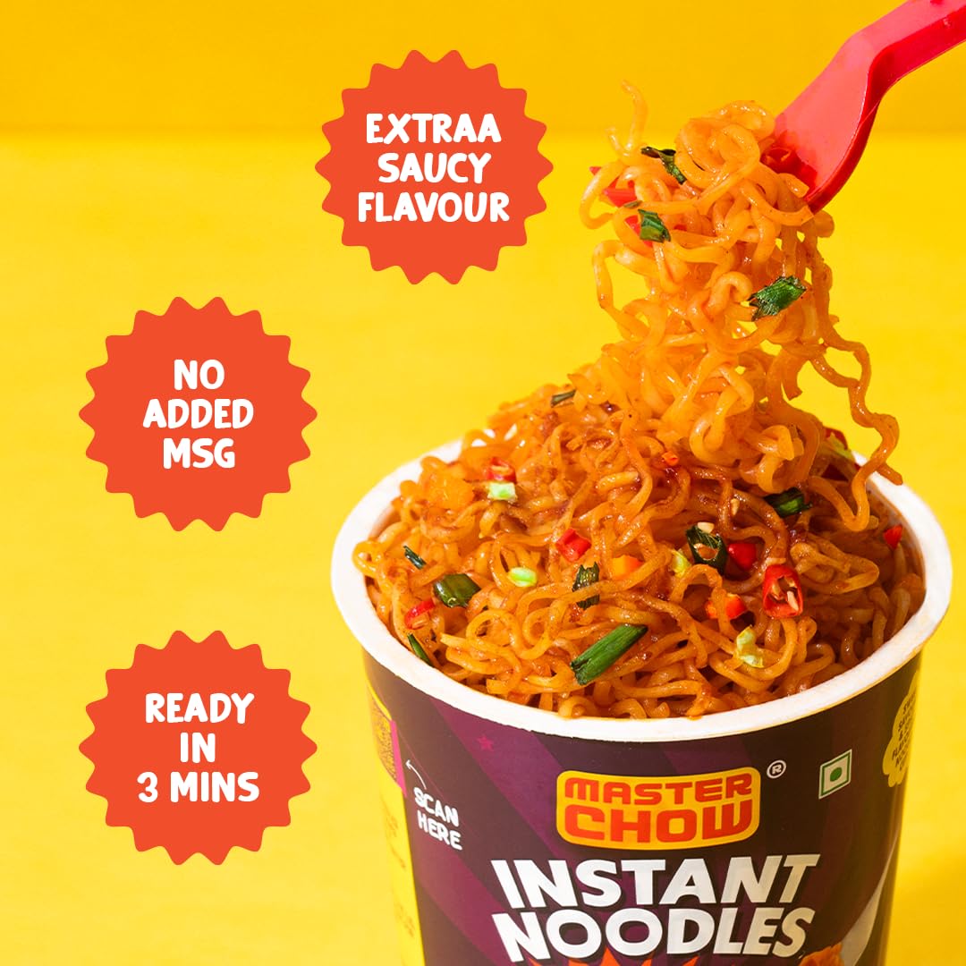 25x Masterchow Sweet & Spicy Instant Cup Noodles - 100g - Pack of 25