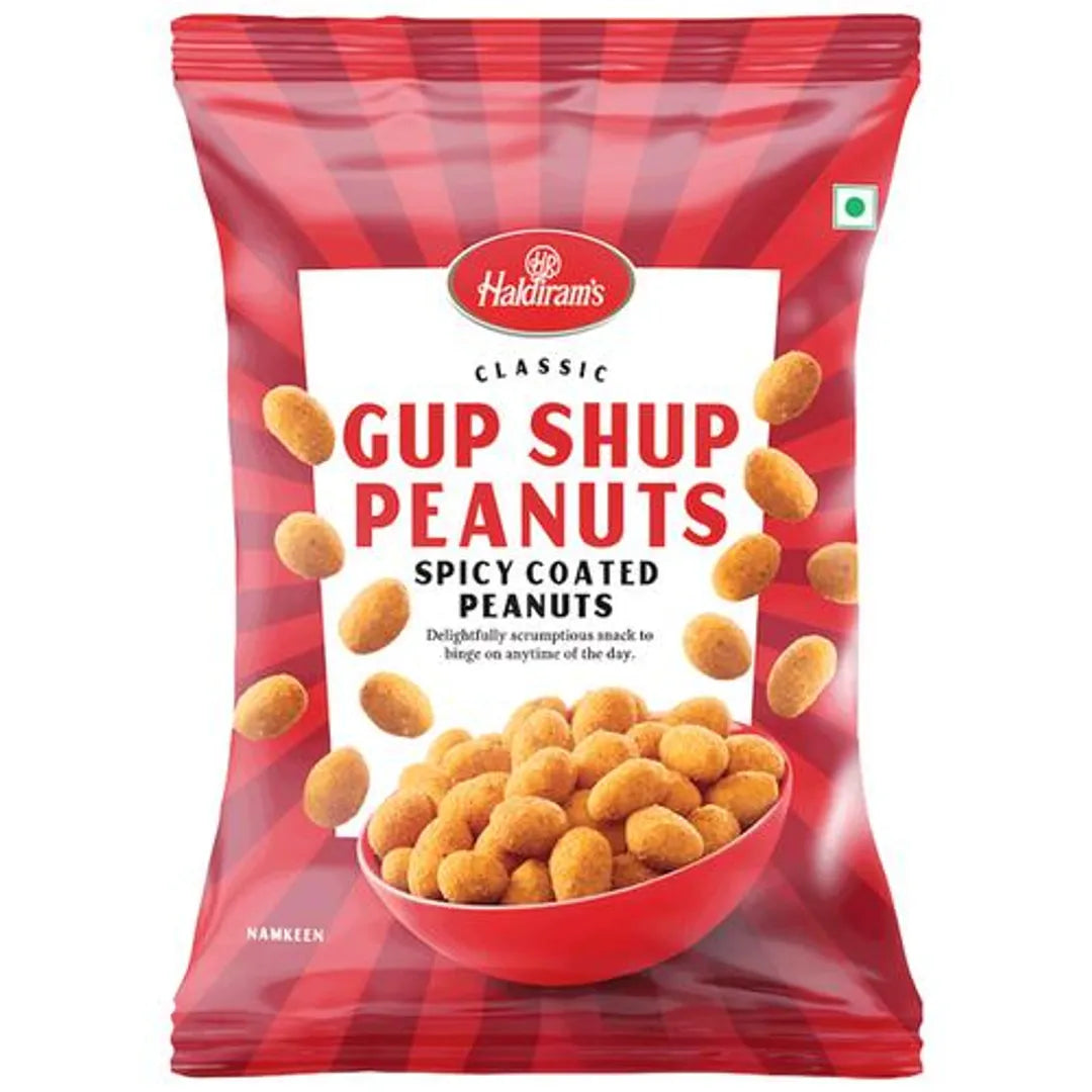 25x Haldiram's Classic Gup Shup Peanuts, Pack of 25 (40G each)