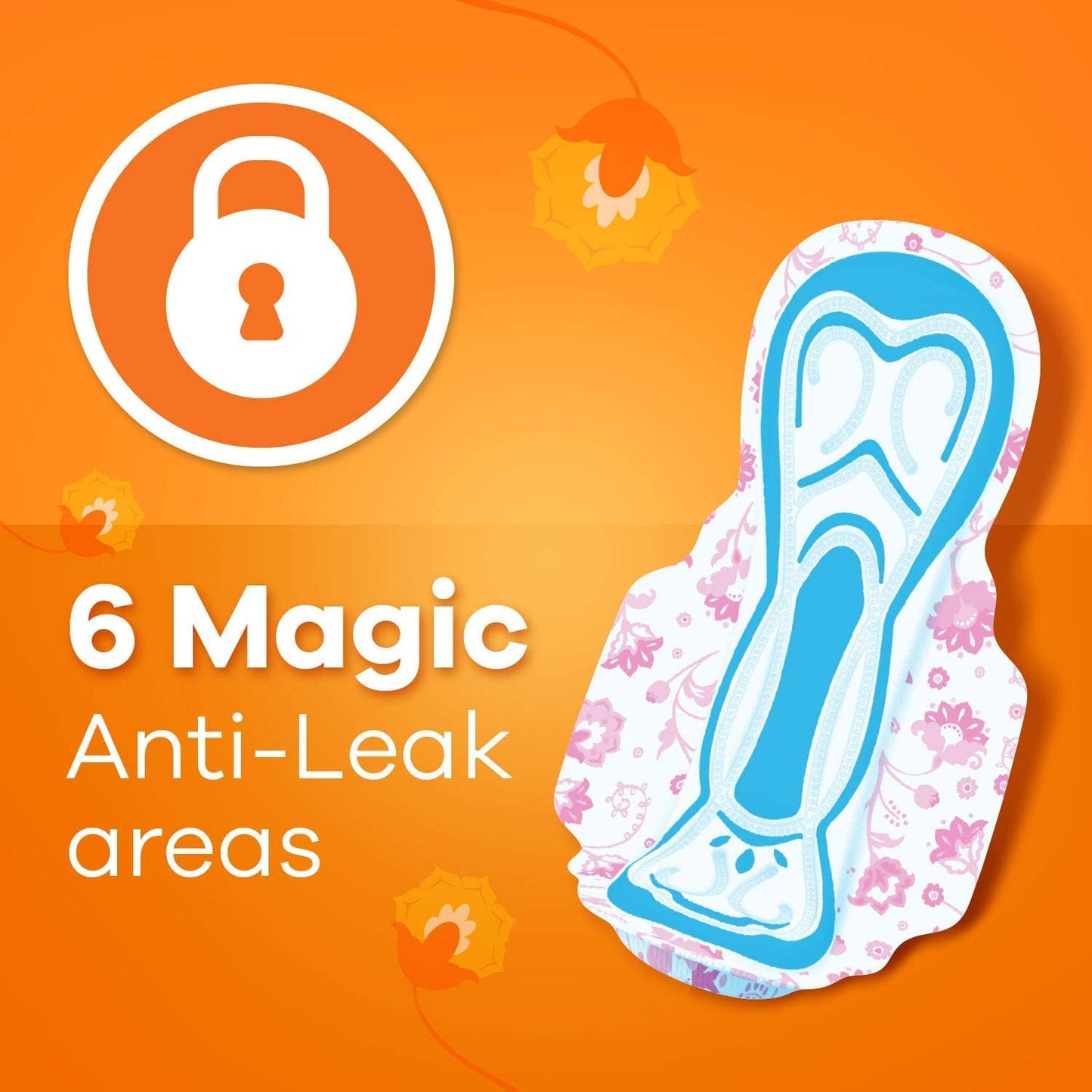 Whisper Choice Ultra Sanitary Pads,80 Xl Pads,Upto 100% Stain Protection All Day,Thin Pads With Magic Gel That Locks Liquid,Super Fast Absorption,Longer Length For Better Coverage,Disposable Wrapper