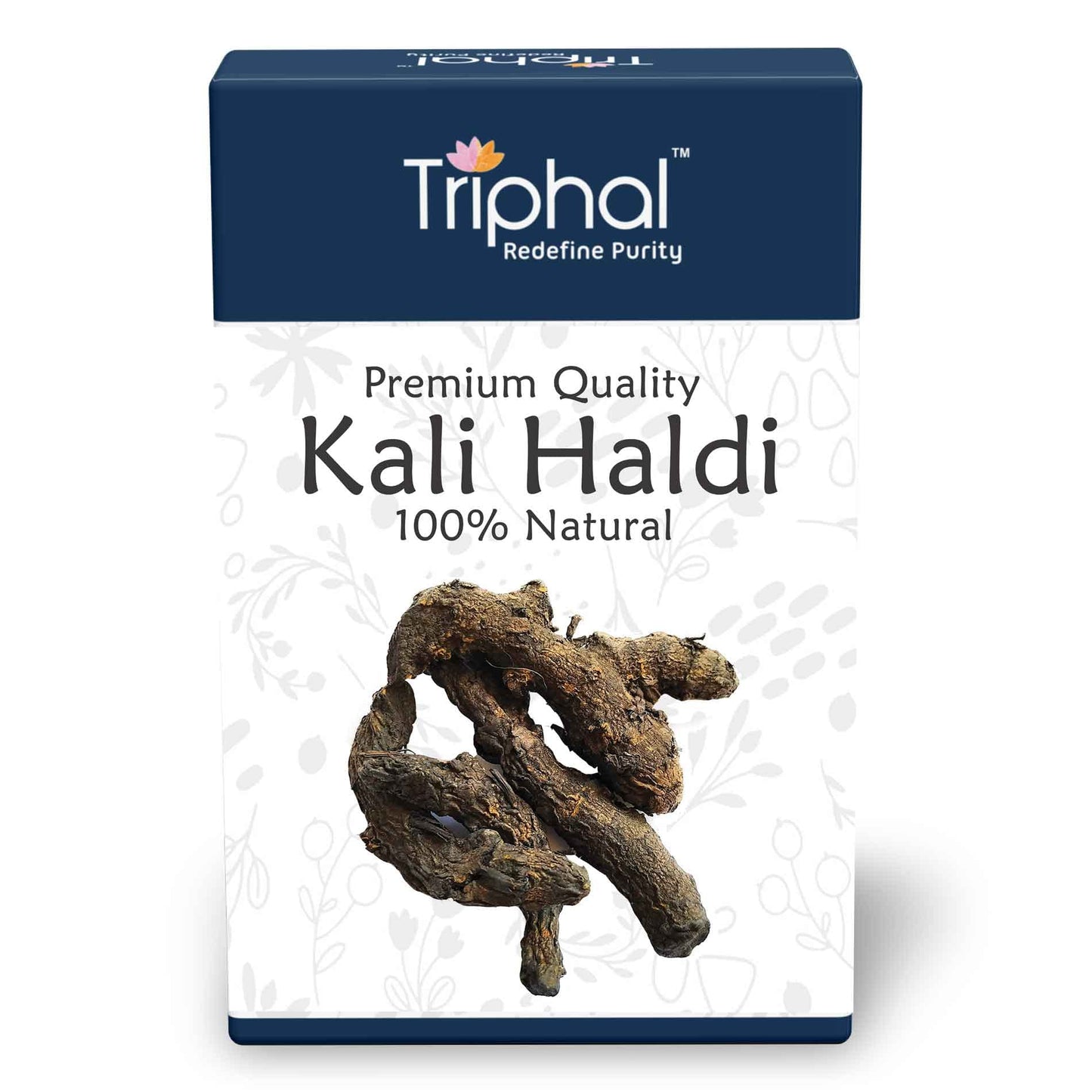 TRIPHAL BRAND Kali Haldi or Black Turmeric or Narkachur or Narkachoor | Raw and Natural (100 grams)