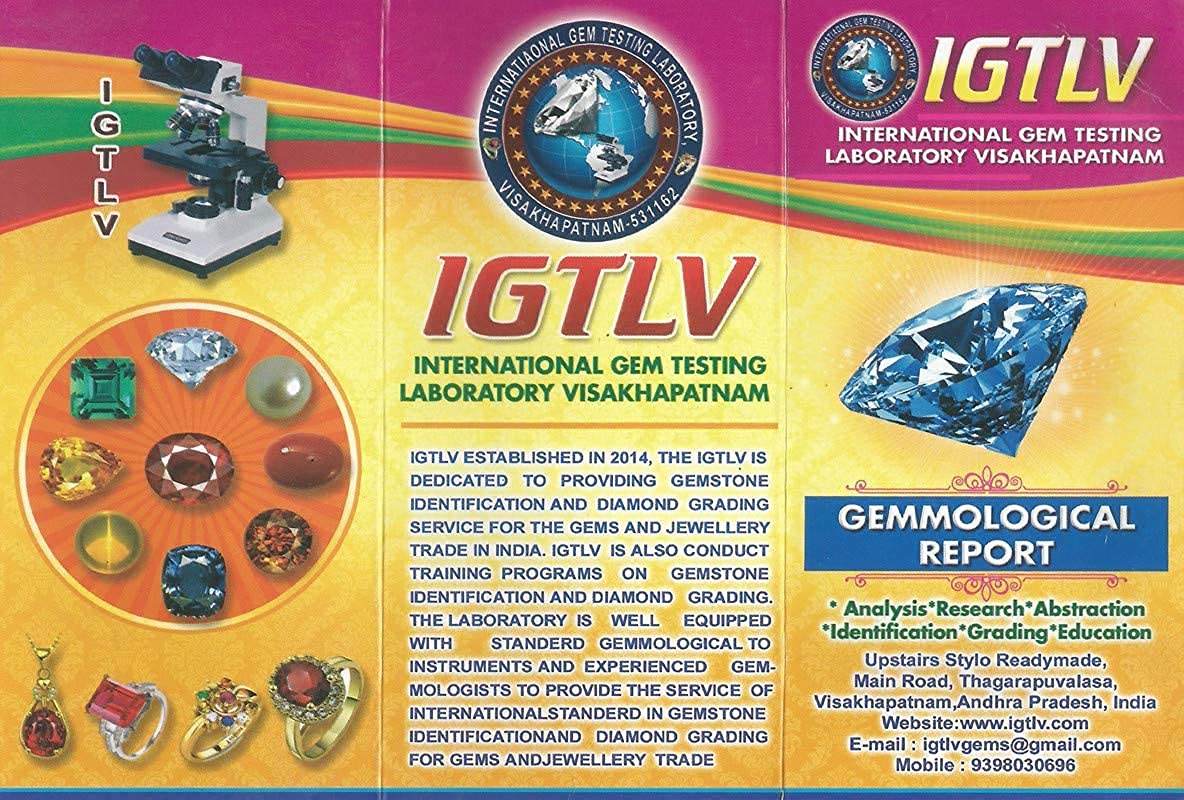 Vaibhav Gems Emerald Gemstone 7.25 Ratti Cultured Certified Loose Precious Panna Stone